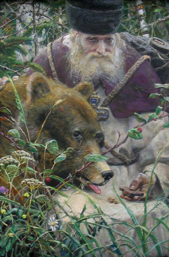 Павел Рыженко живопись - преп.Сергия..JPG