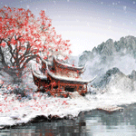 Аватар, аватар, аватар.... - 99px_ru_avatar_151927_cvetushaja_sakura_pokritaja_snegom_rastet_okolo_doma_stojashego.gif