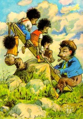 Открытки с ежиками. Тоже есть.