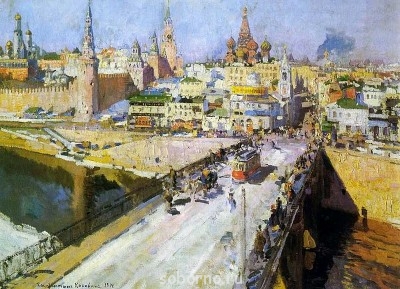 Любимые картины - 800px-Коровин_К._Москворецкий_мост.1914.jpg