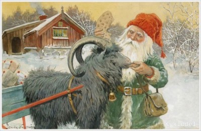 Ох уж эти козы  - Jenny_Eugenia_Nystr_m_Swedish_1854_1946_Tomte_6_.jpg