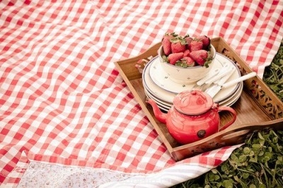 Доброе утро и Спокойной ночи  - клубника и клетка.jpg