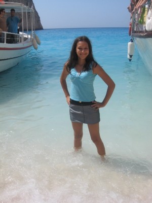 Стою в Ионическом море.