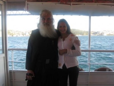 Отец Нектарий и я.