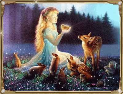 Аватар, аватар, аватар.... - девушка с животными.gif