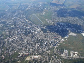 Бельцы с самолета