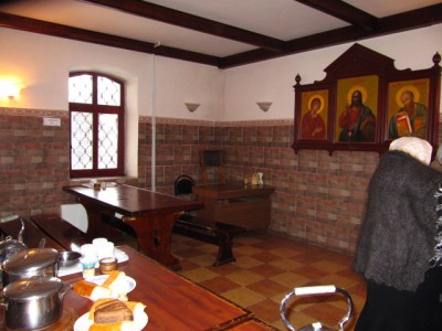 в трапезной