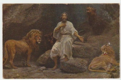 Христианская культура в картинках - Image1X Daniel dans la fosse aux lions Daniel 6 17-23.jpg