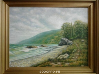 Рисовальное творчество - Крымский пейзаж.jpg